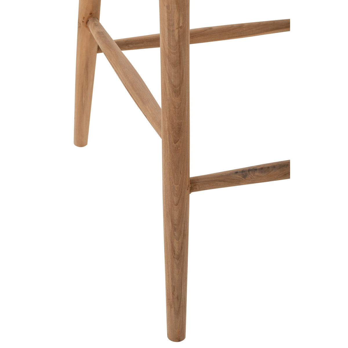Bar Stool Teak Wood Natural J-Line