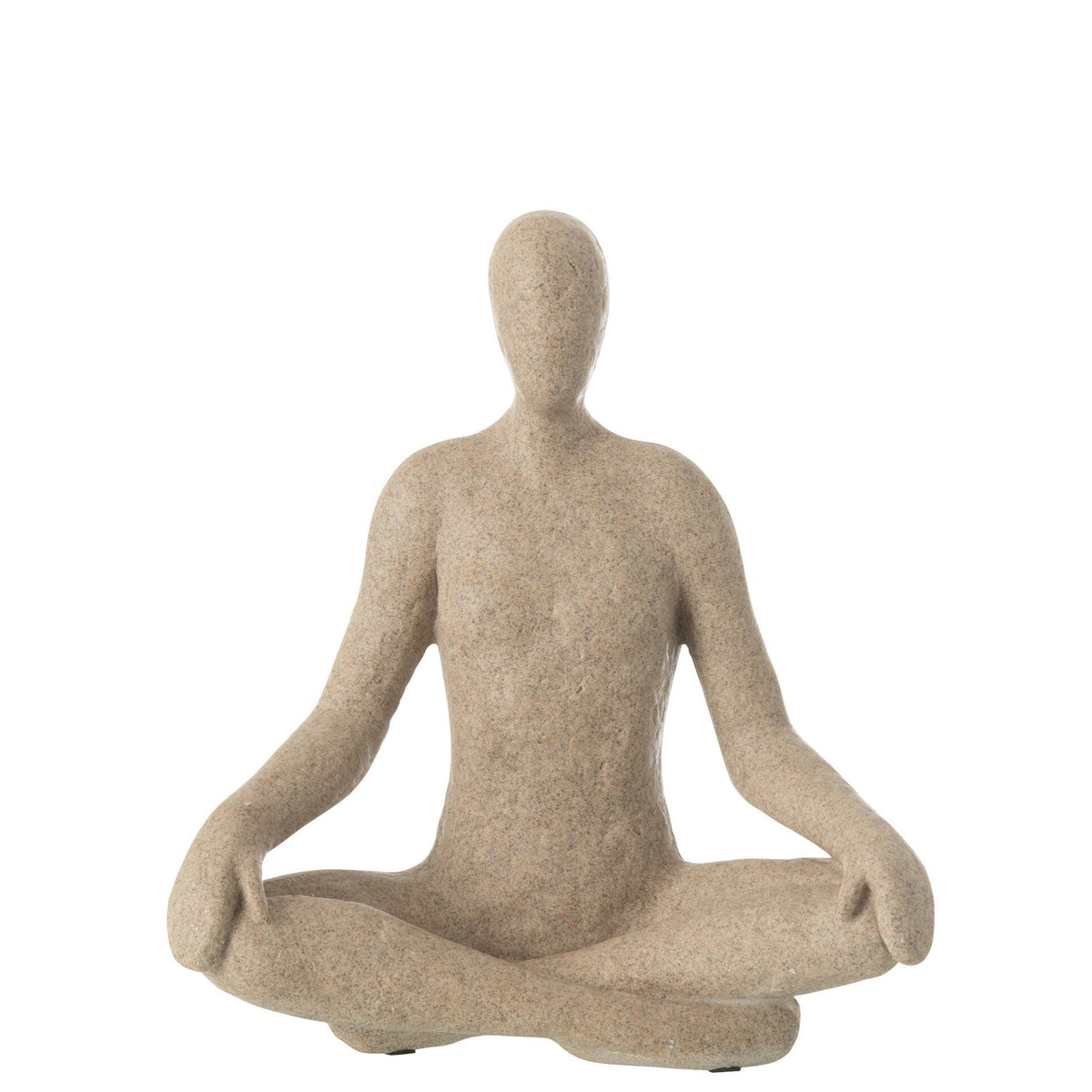 Yoga Figurine Resin Beige J-Line