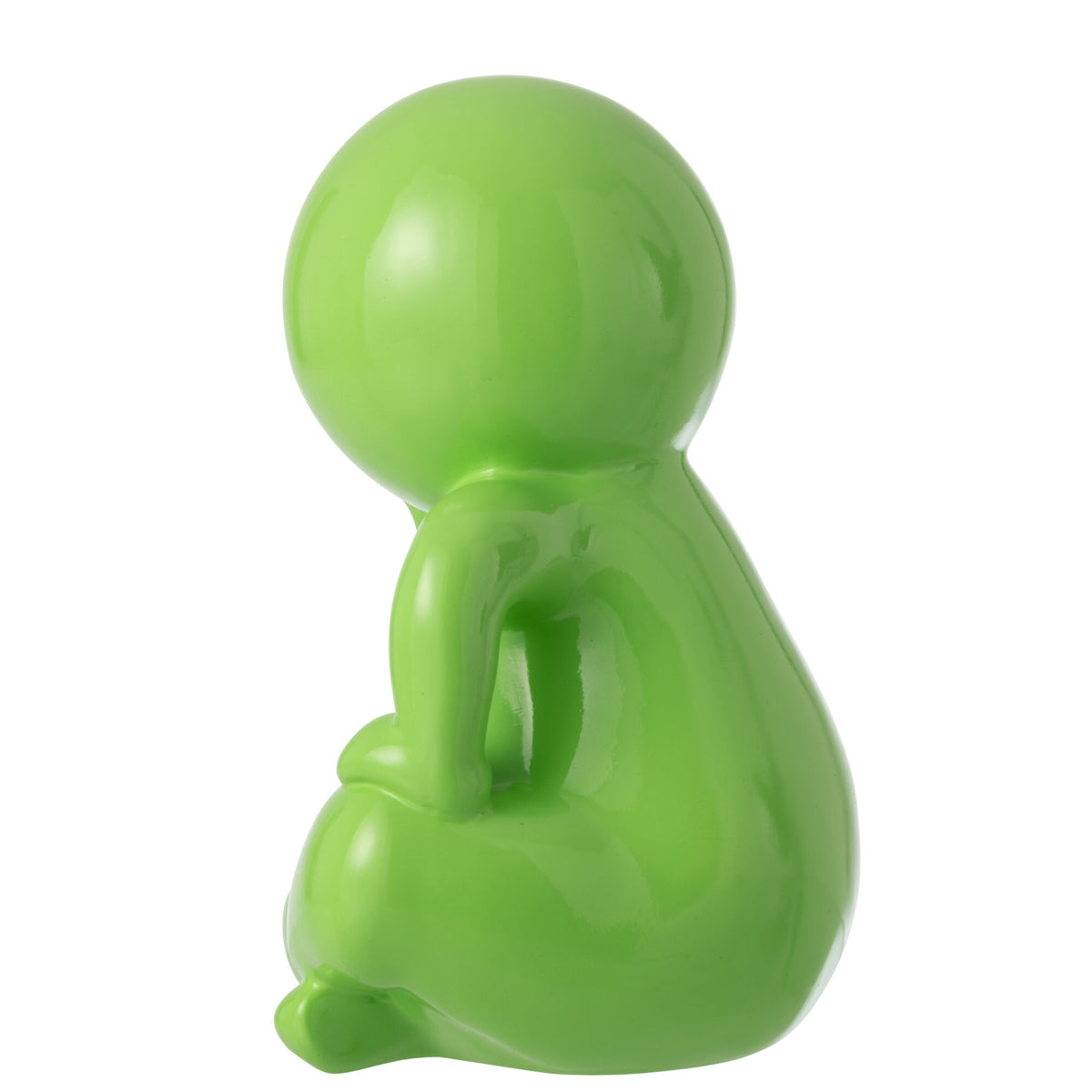 Figurine Marcel Resin Green J-Line