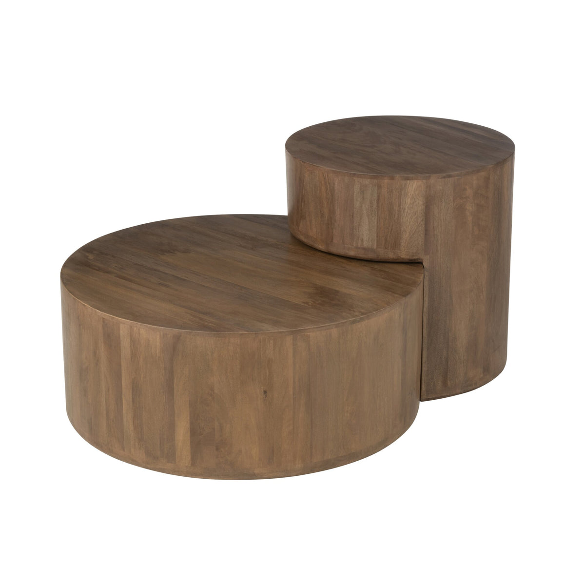 Side Tables Toge Mango Wood Brown Set of 2 J-Line
