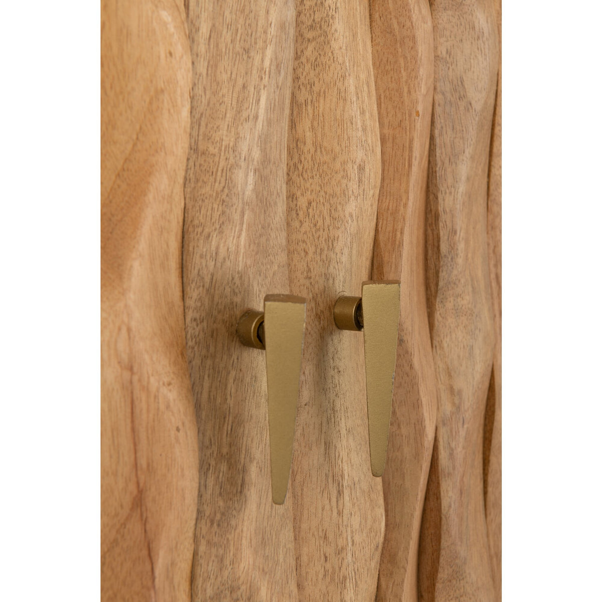 Curve Natural Wood Buffet Cabinet J-Line