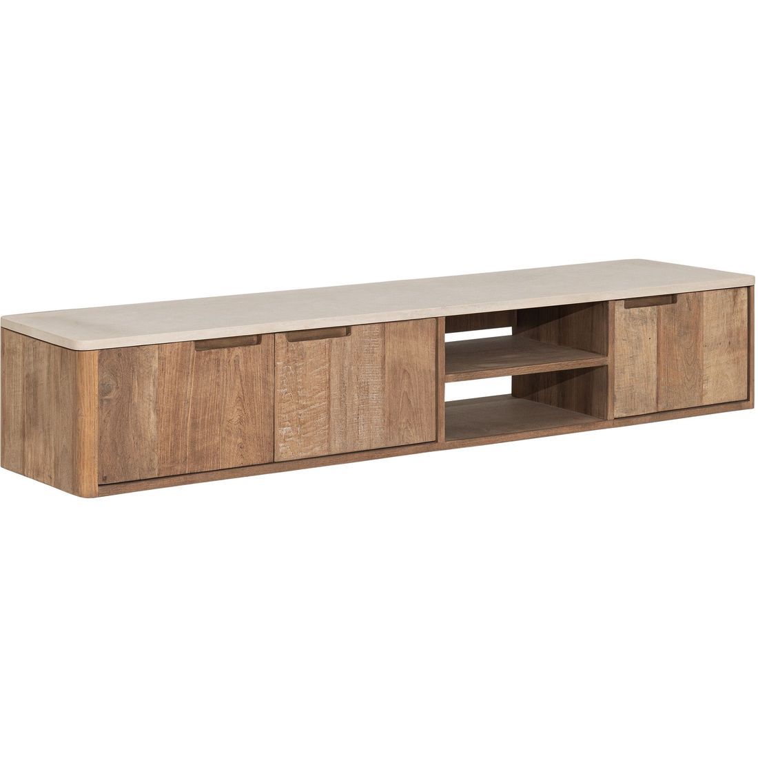 DTP Home Bliss No.2 Wall-Mounted TV Cabinet Mortex Medium 170cm