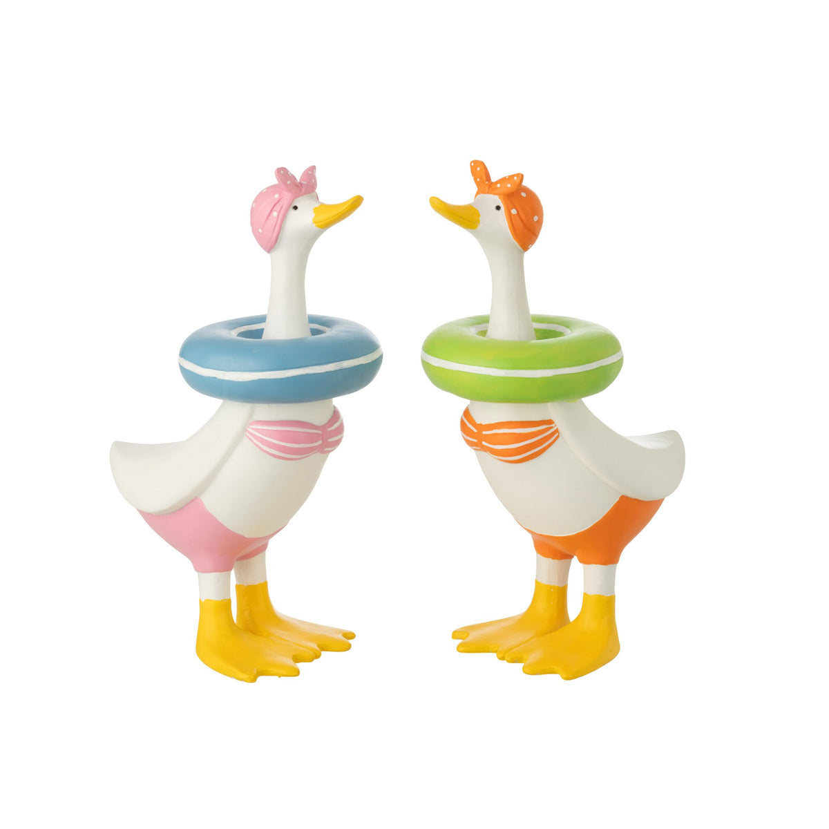 Duck Polyresin Multicolor Large Assortment By J-Line