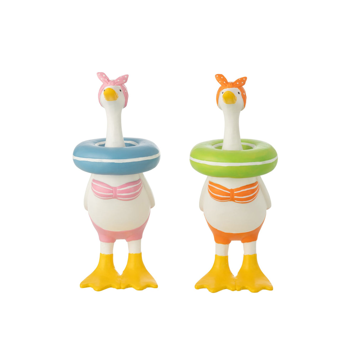 Duck Polyresin Multicolor Large Assortment By J-Line