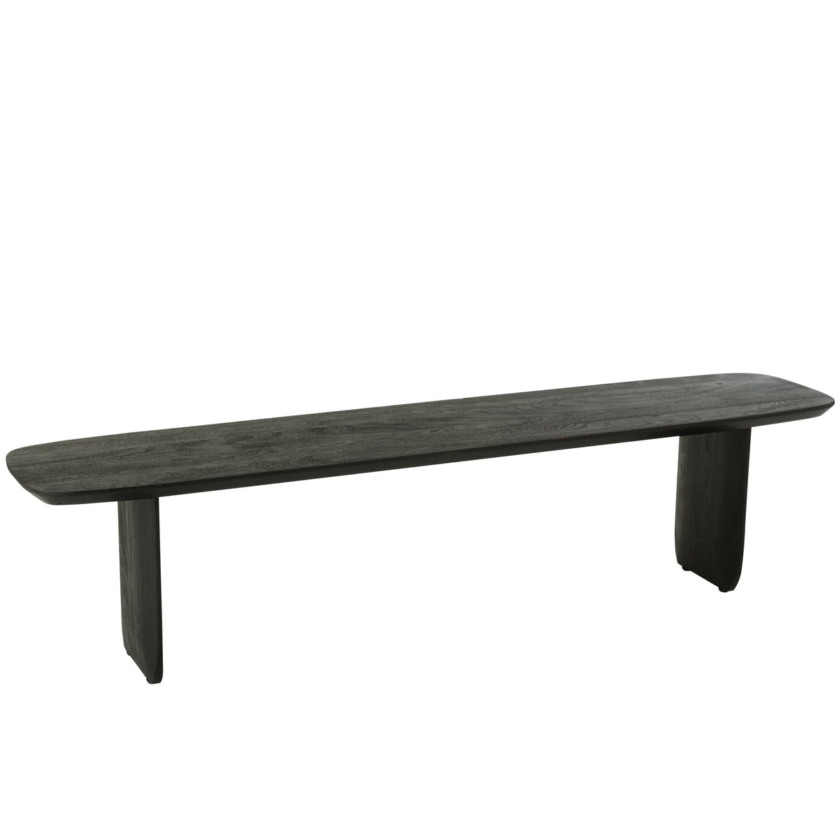 Dining Room Bench Acacia Wood Black 190cm J-Line