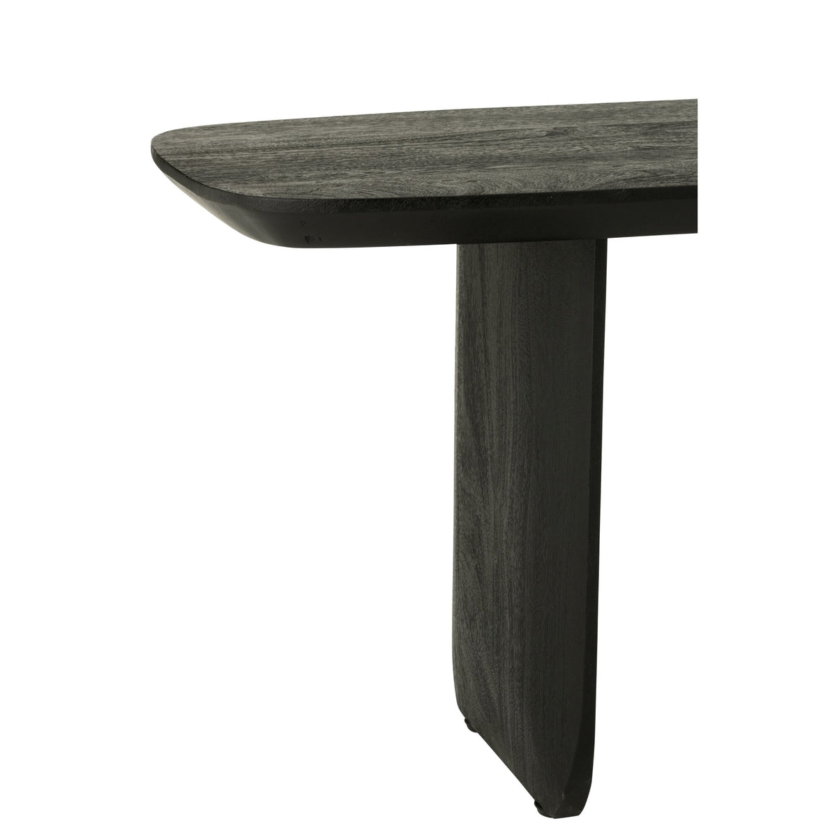 Dining Room Bench Acacia Wood Black 190cm J-Line