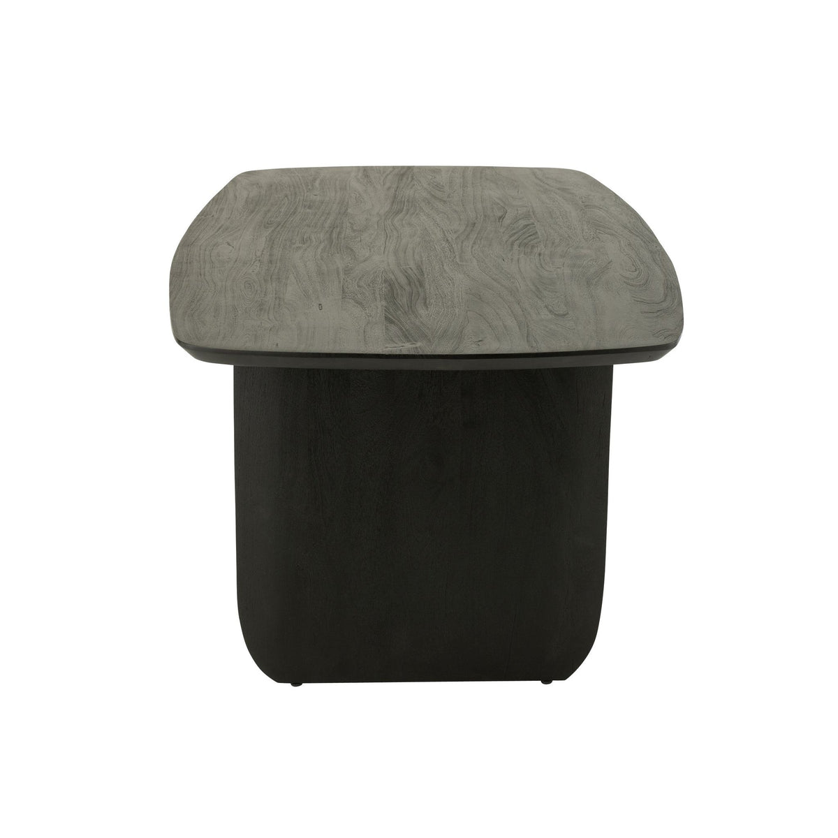 Dining Table Acacia Wood Black 190x100cm J-Line