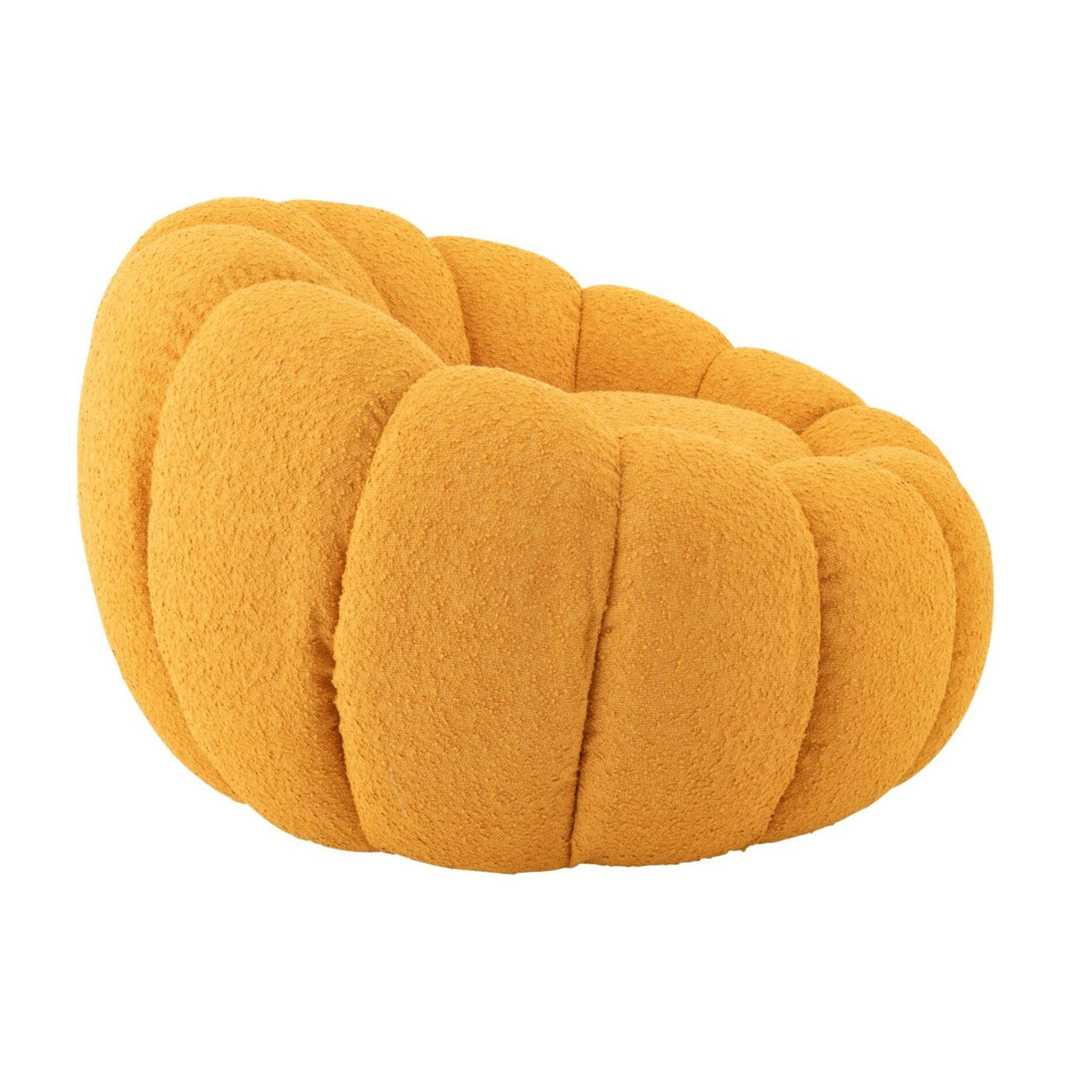 Armchair Flower Foam Mustard Yellow J-Line