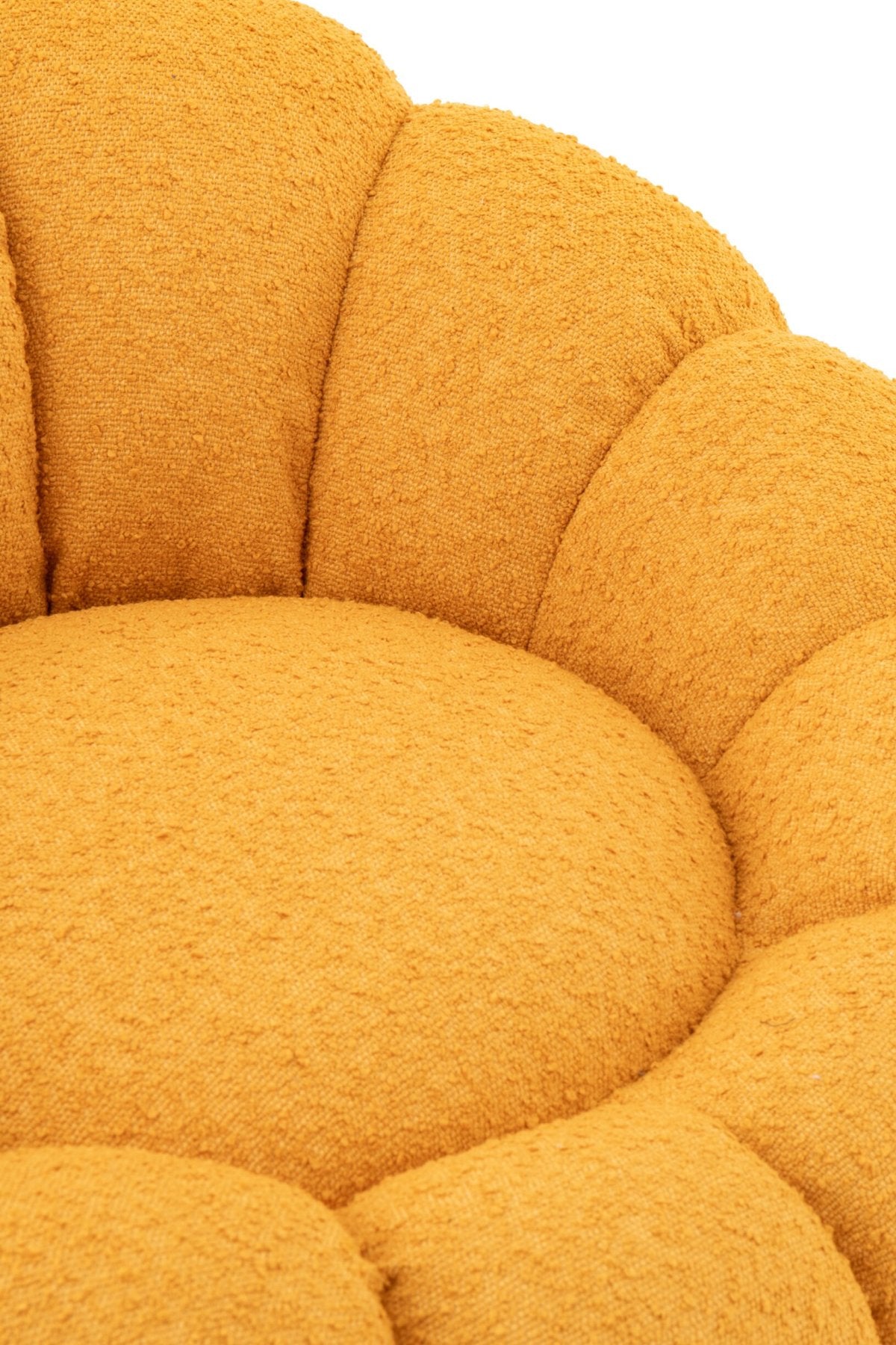 Armchair Flower Foam Mustard Yellow J-Line