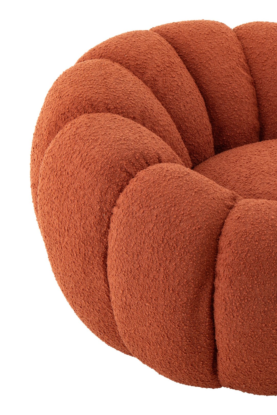 Armchair Flower Foam Rust Brown J-Line
