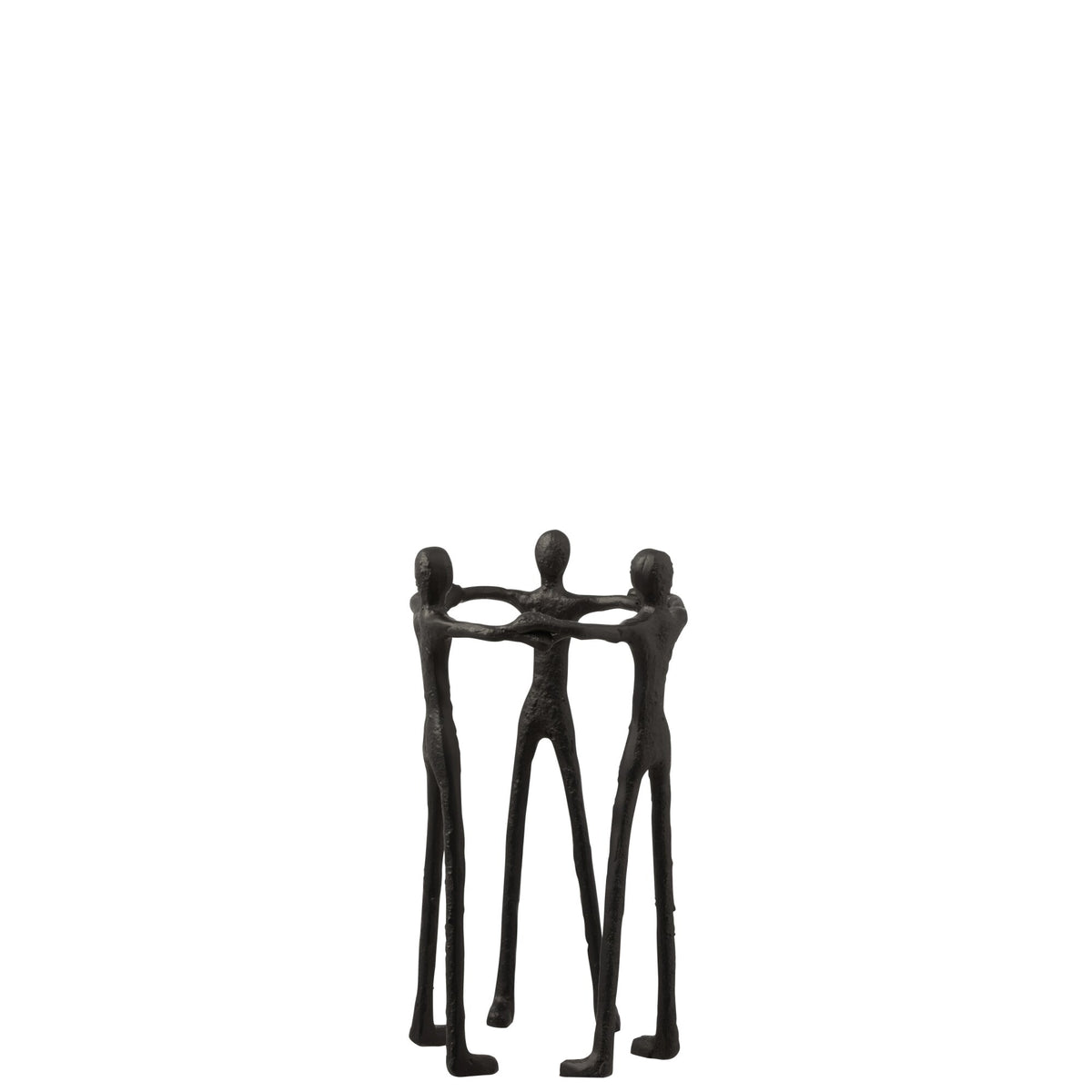 Figure Person Circle Aluminum Black J-Line