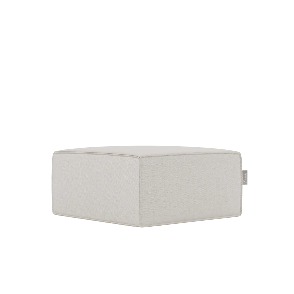 Fixed Square Pouf Boho Beige - Laui Lounge™ - Poef - Laui Lounge - livinglovely.nl