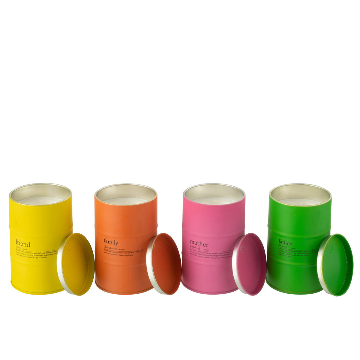 Scented Candle Family Quote Assortment 50 Hours J-Line