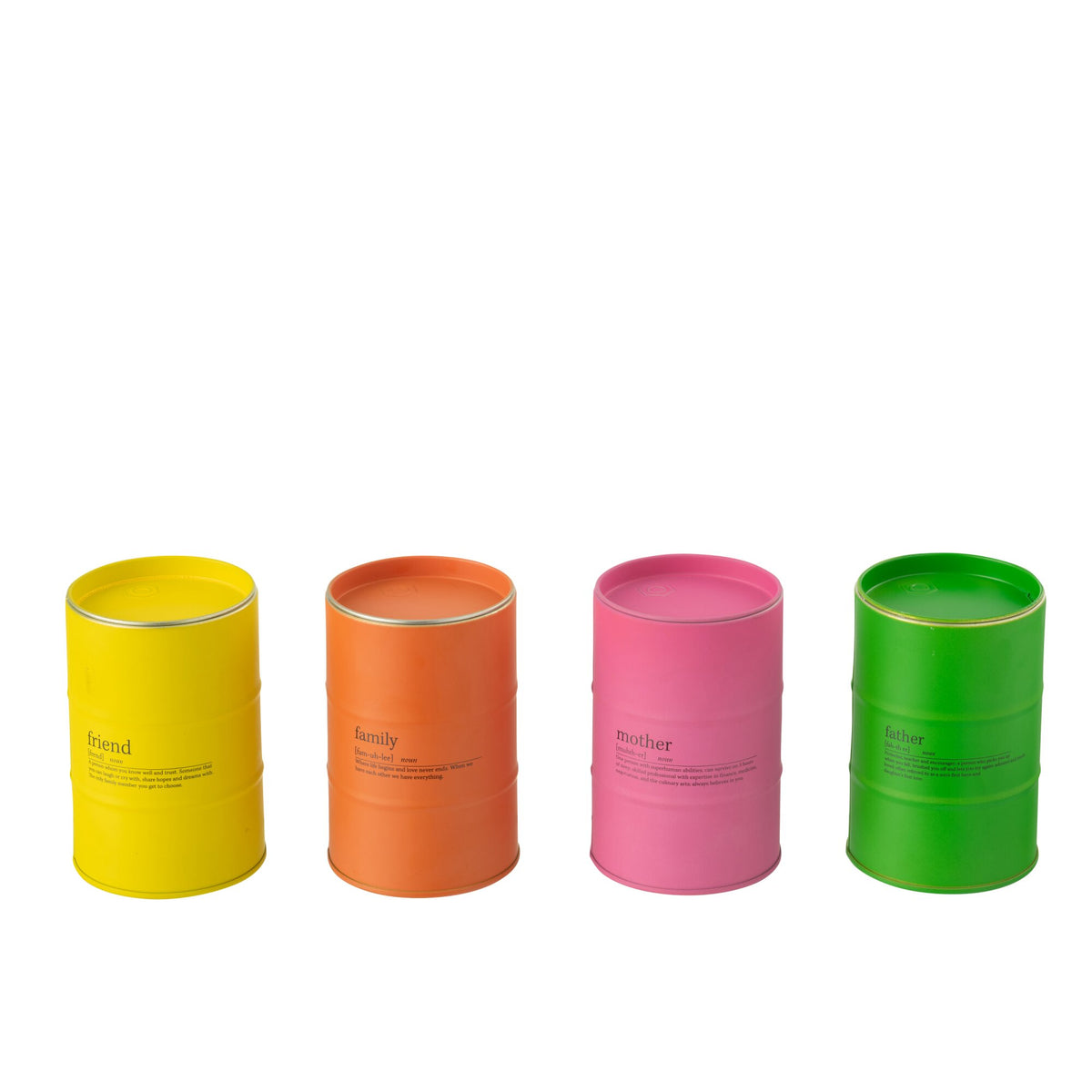 Scented Candle Family Quote Assortment 50 Hours J-Line
