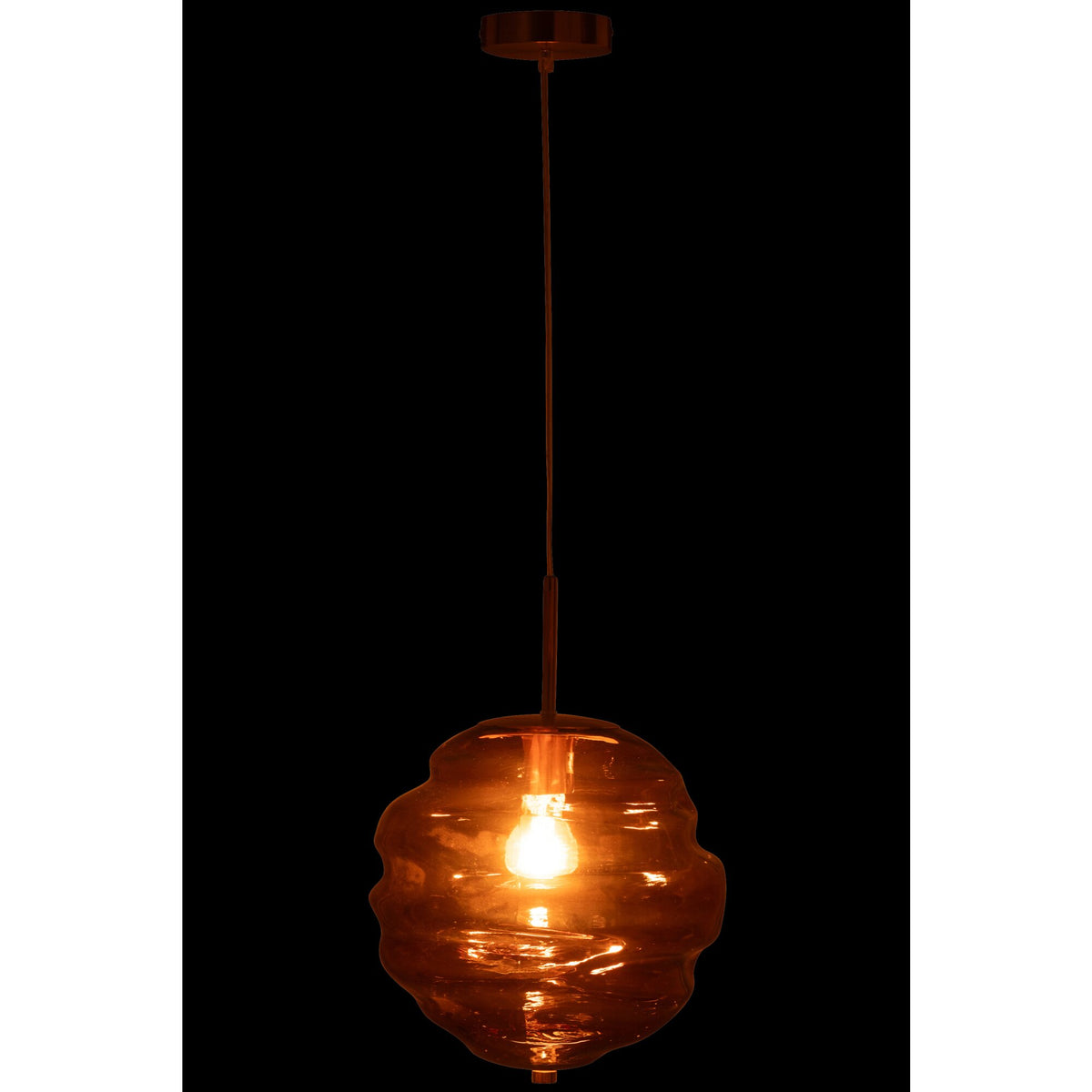 Pendant Light Glass Brown