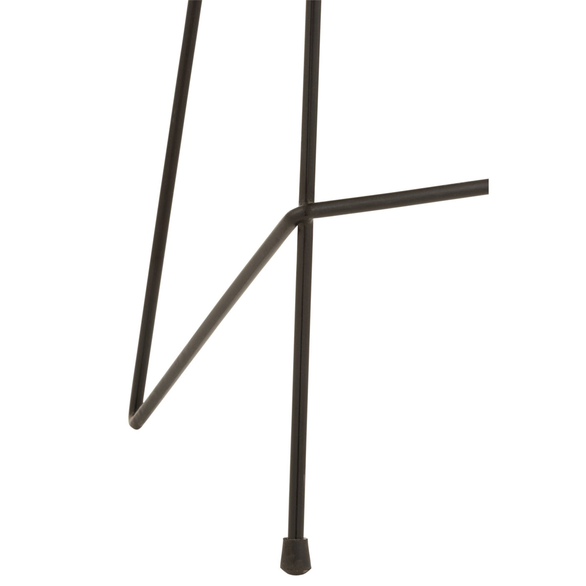 Bar Stool Teak Wood/Iron Natural J-Line