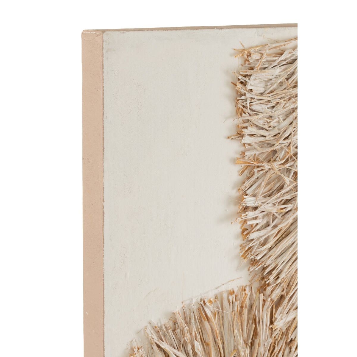 Wall decoration Ibiza canvas paint cream white set of 2 J-Line