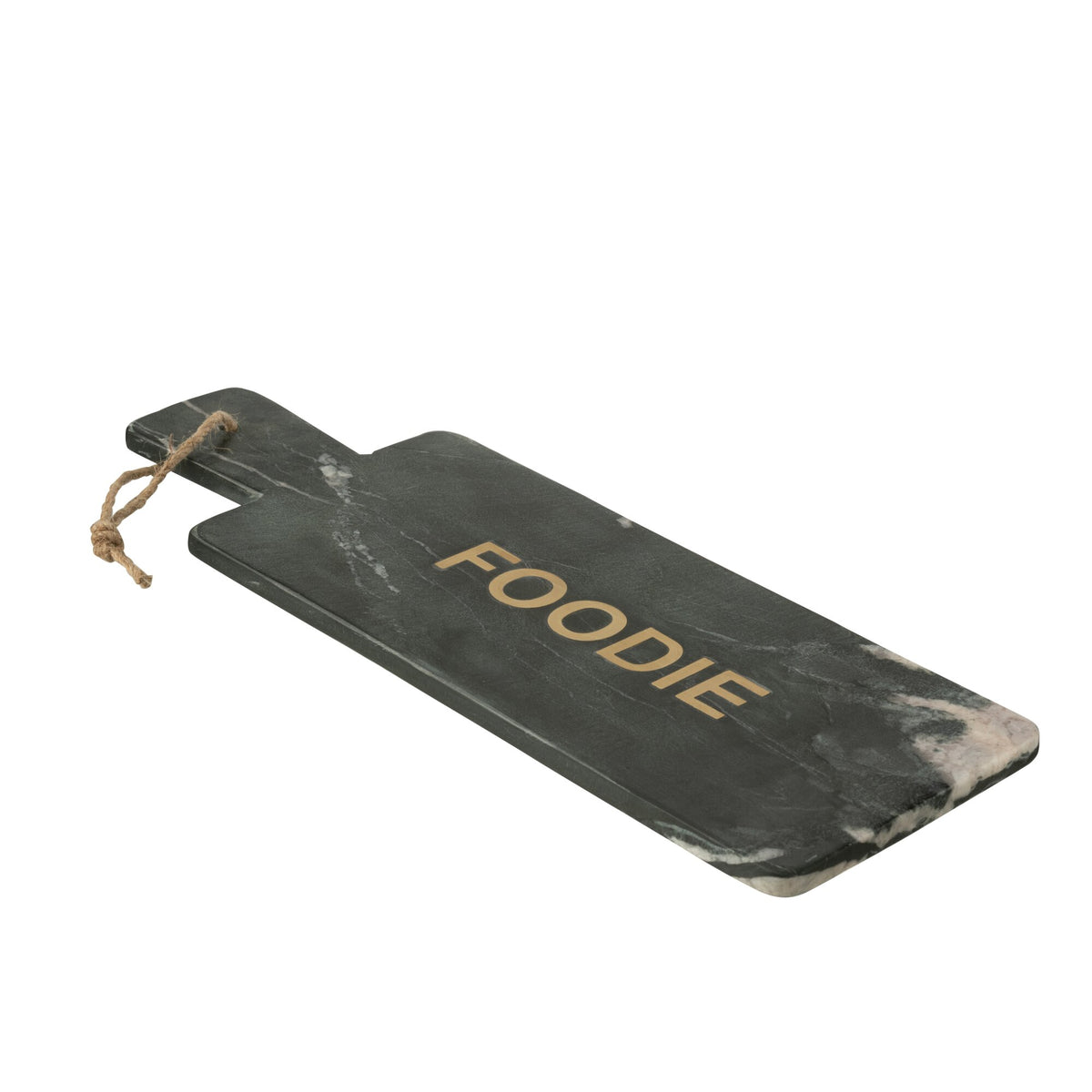 Foodie Rectangular Cheese Board Black/Gold Marble Large J-Line