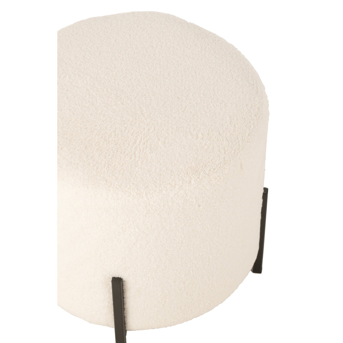 Stool Sheep Fabric/Foam White J-Line