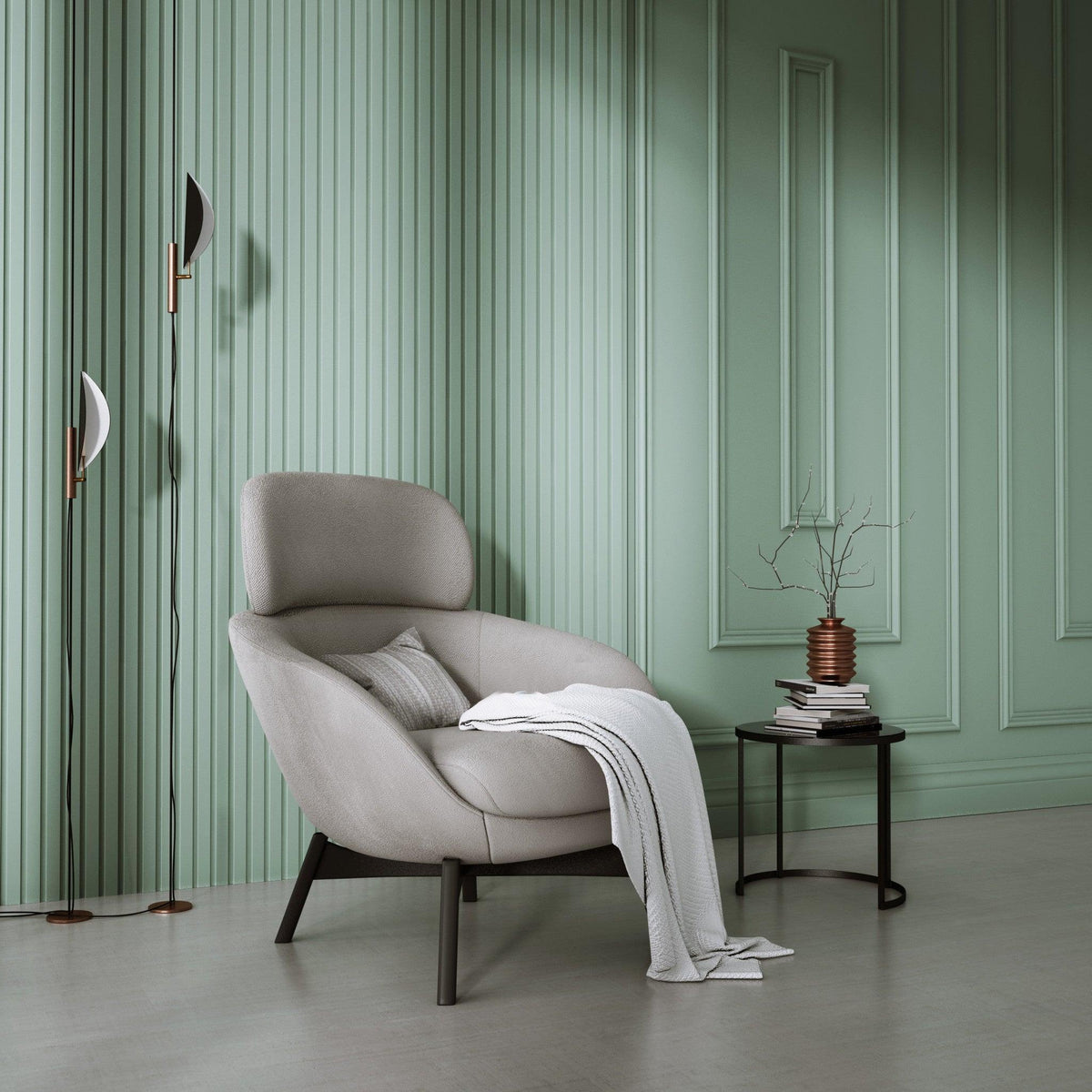 Lamelio 3D wandpaneel - Infinity Olmo - Lamelio - Lamelio - livinglovely.nl