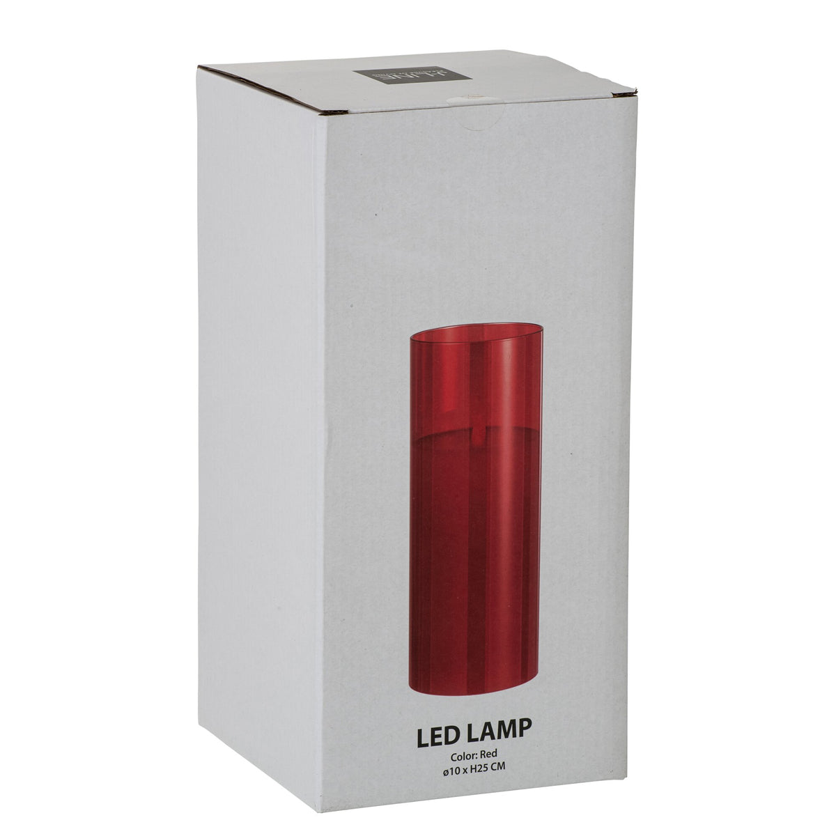 LED Lamp Blinking Glass Red Large