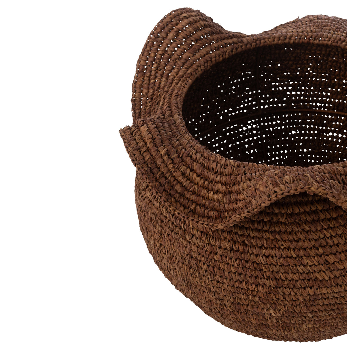 Dark Brown Sisal Basket J-Line
