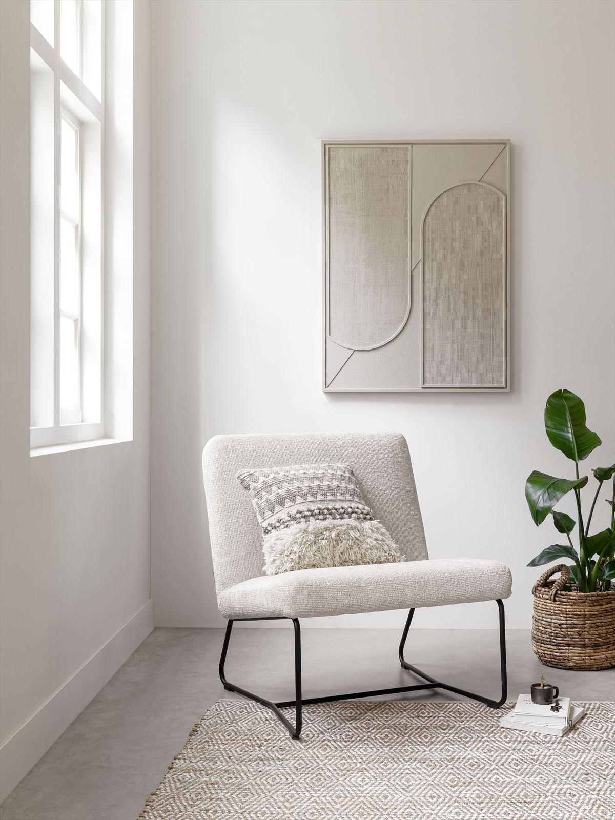 Must Living Wandpaneel Elyn Cream Large - Wandpaneel - MUST Living - livinglovely.nl