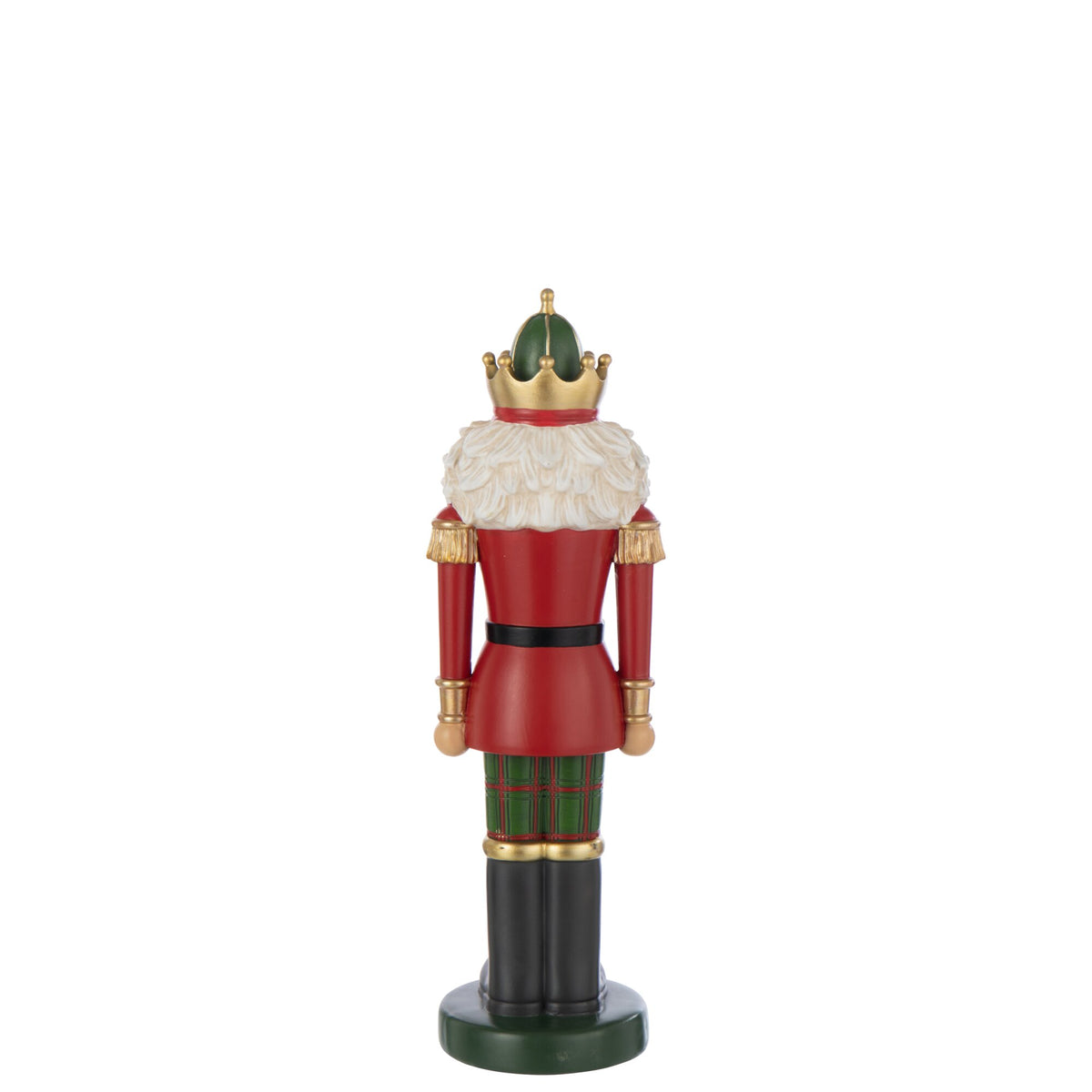 Nutcracker On Stand Lime Christmas Red/Dark Green Large J-line