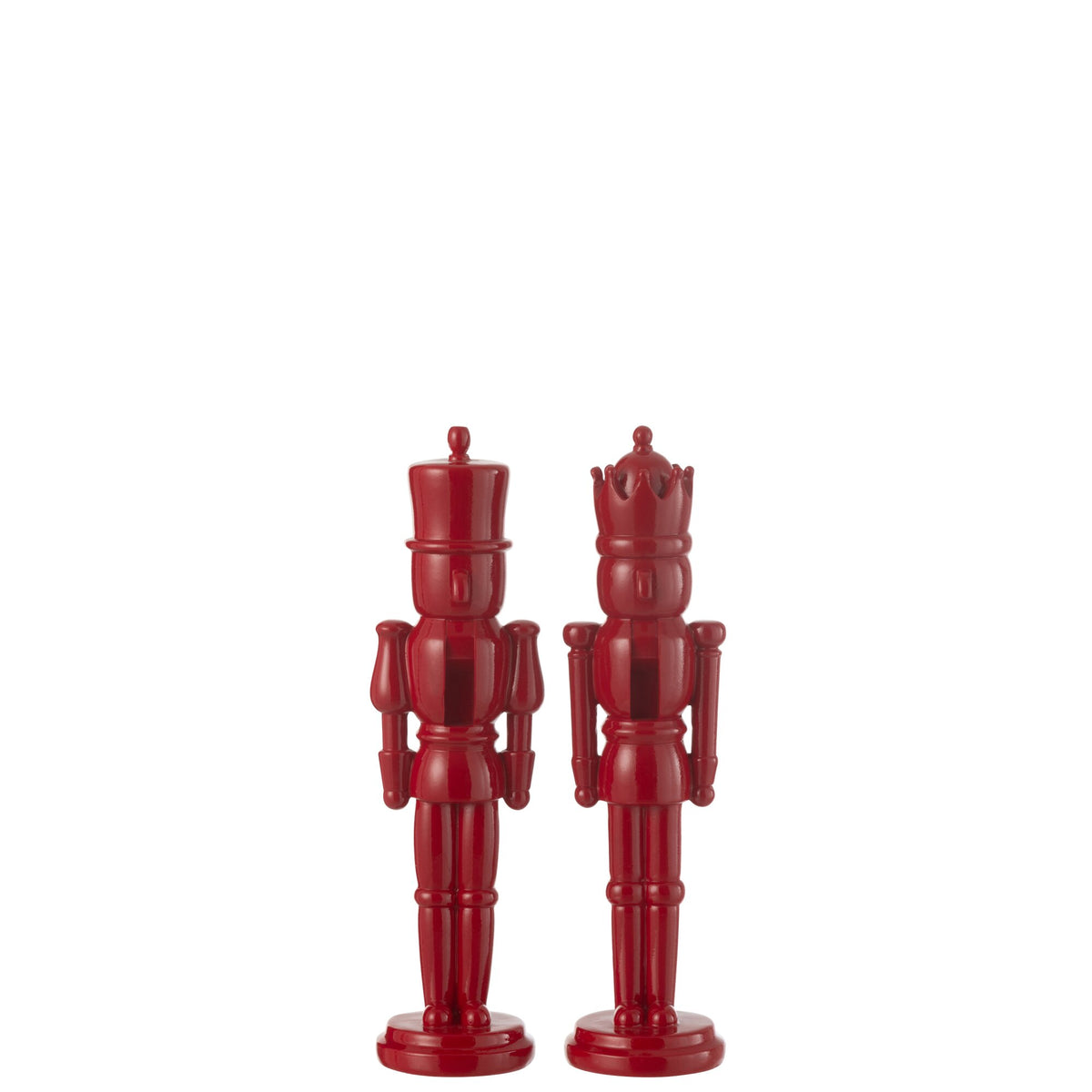 Nutcracker Resin Shiny Red Small H31.5 J-Line