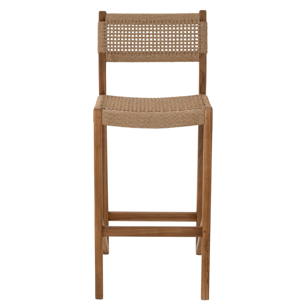 Outdoor Bar Stool Taghazout Teak Wood Natural J-Line