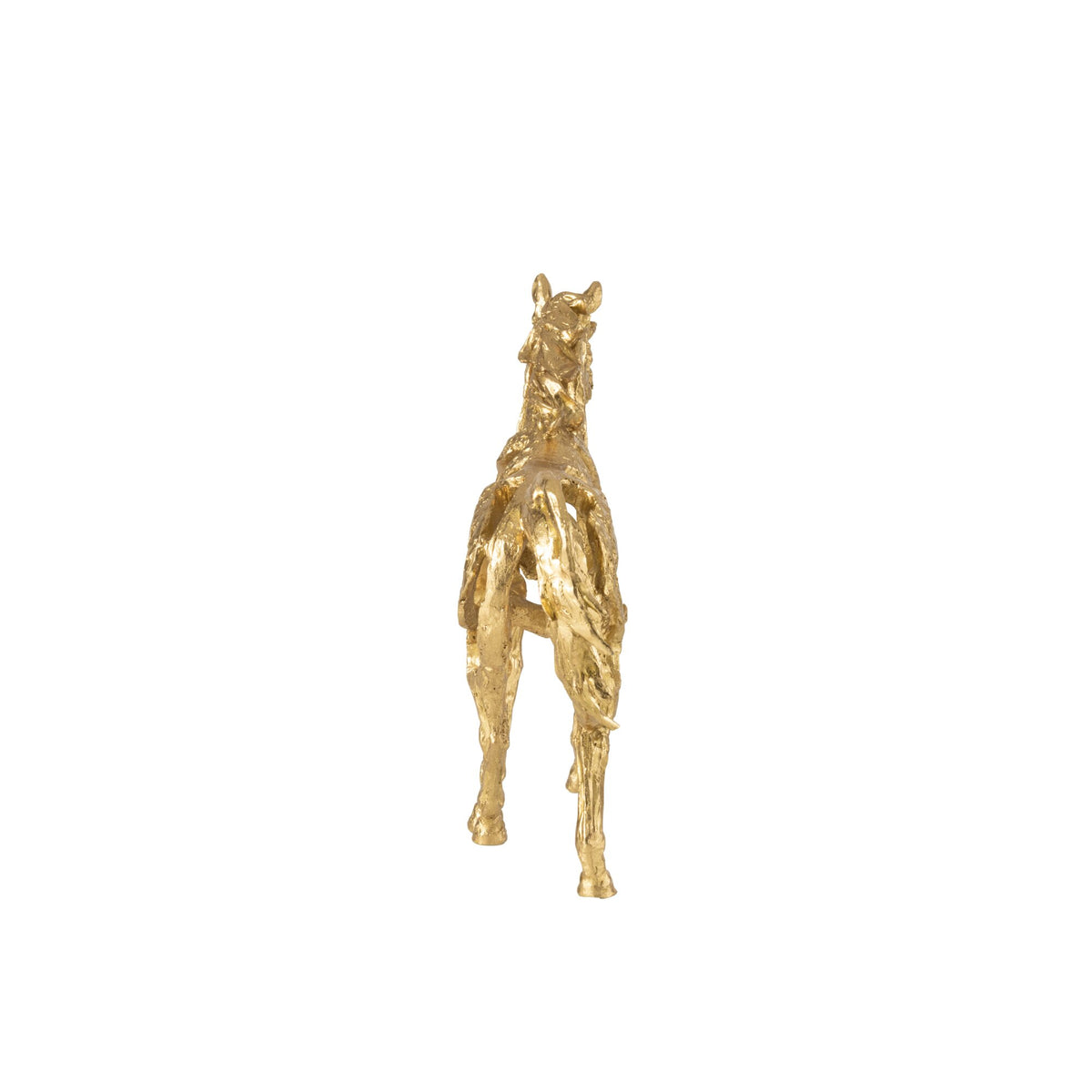 Running Horse Polyresin Gold-Colored Small J-Line