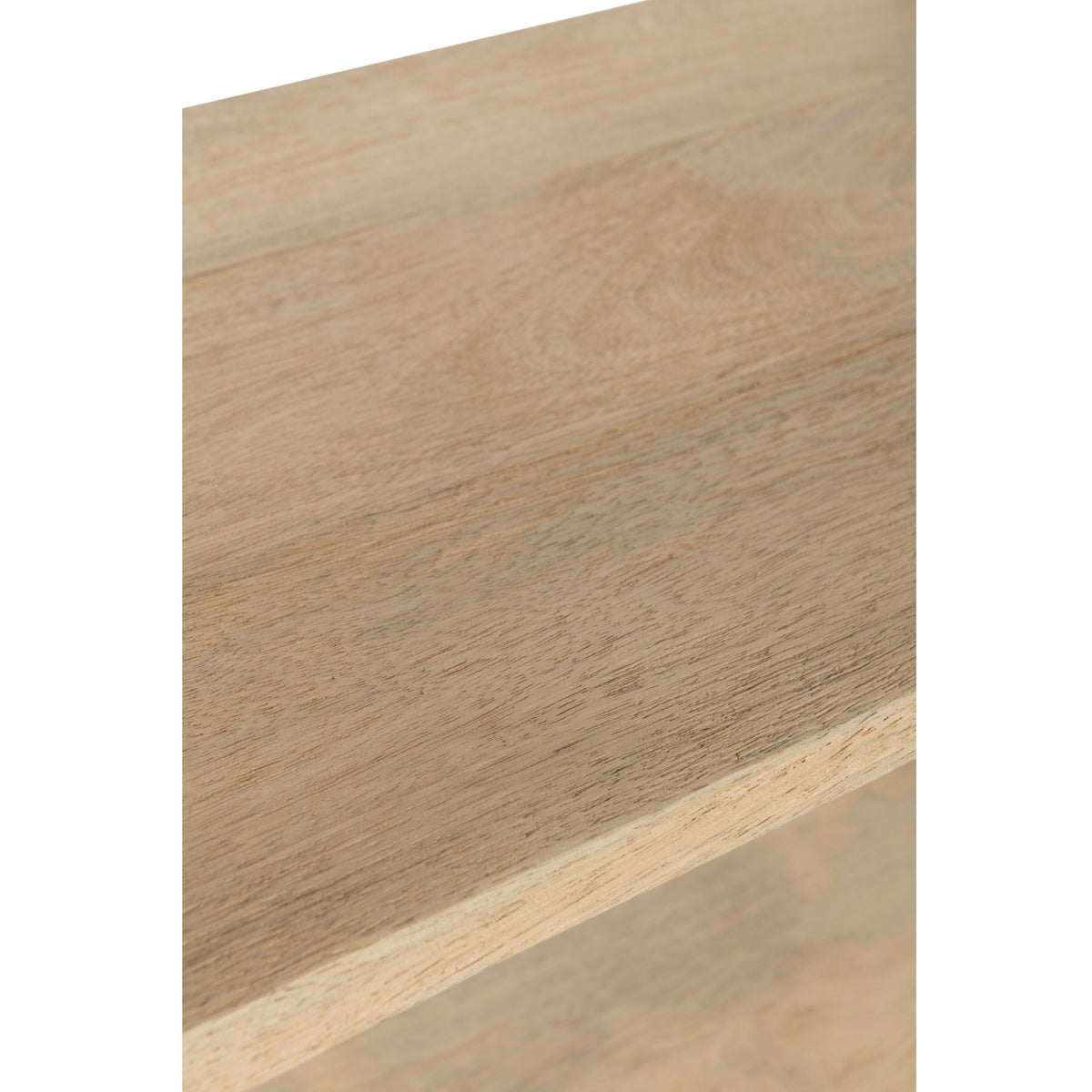 Eli 5-Shelf Mango Wood/Iron Shelf Natural/Grey J-Line