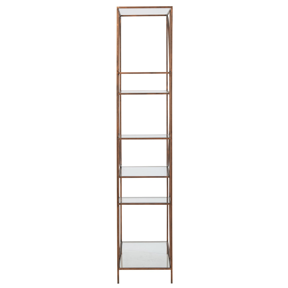 Shelf Iron Glass Bronze J-Line