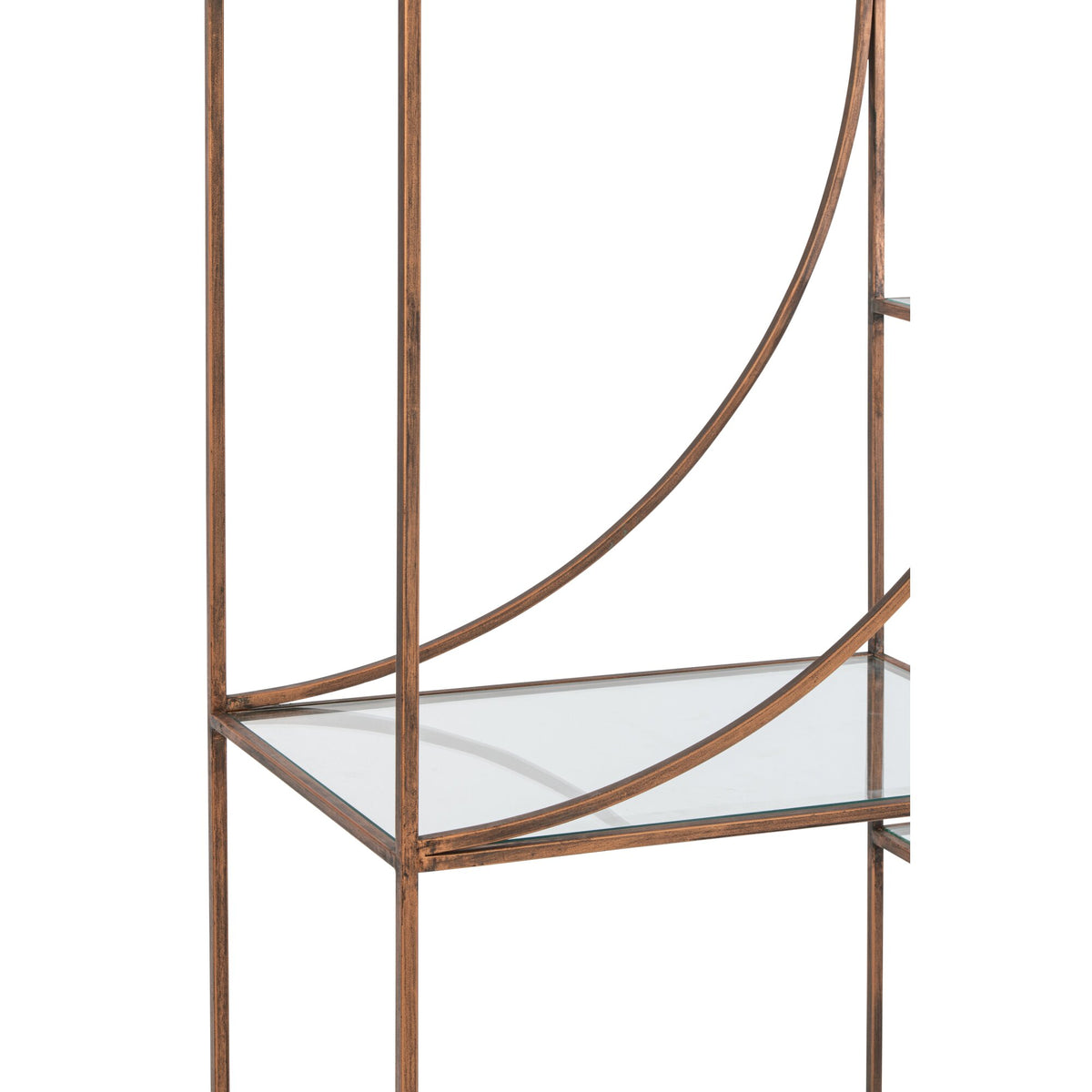 Shelf Iron Glass Bronze J-Line