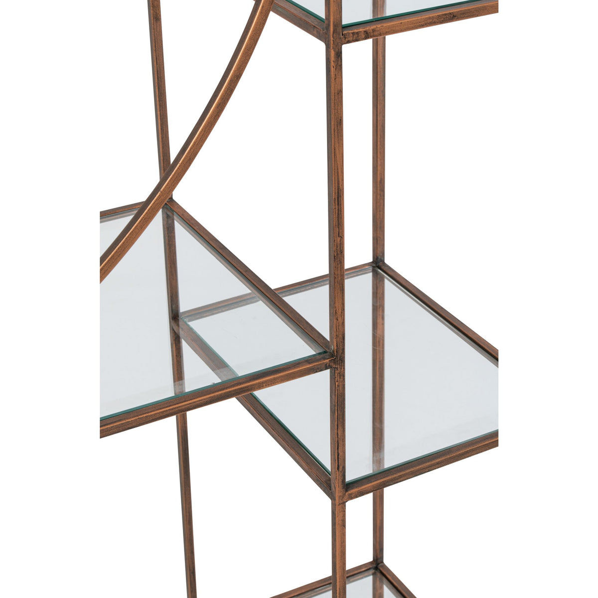 Shelf Iron Glass Bronze J-Line