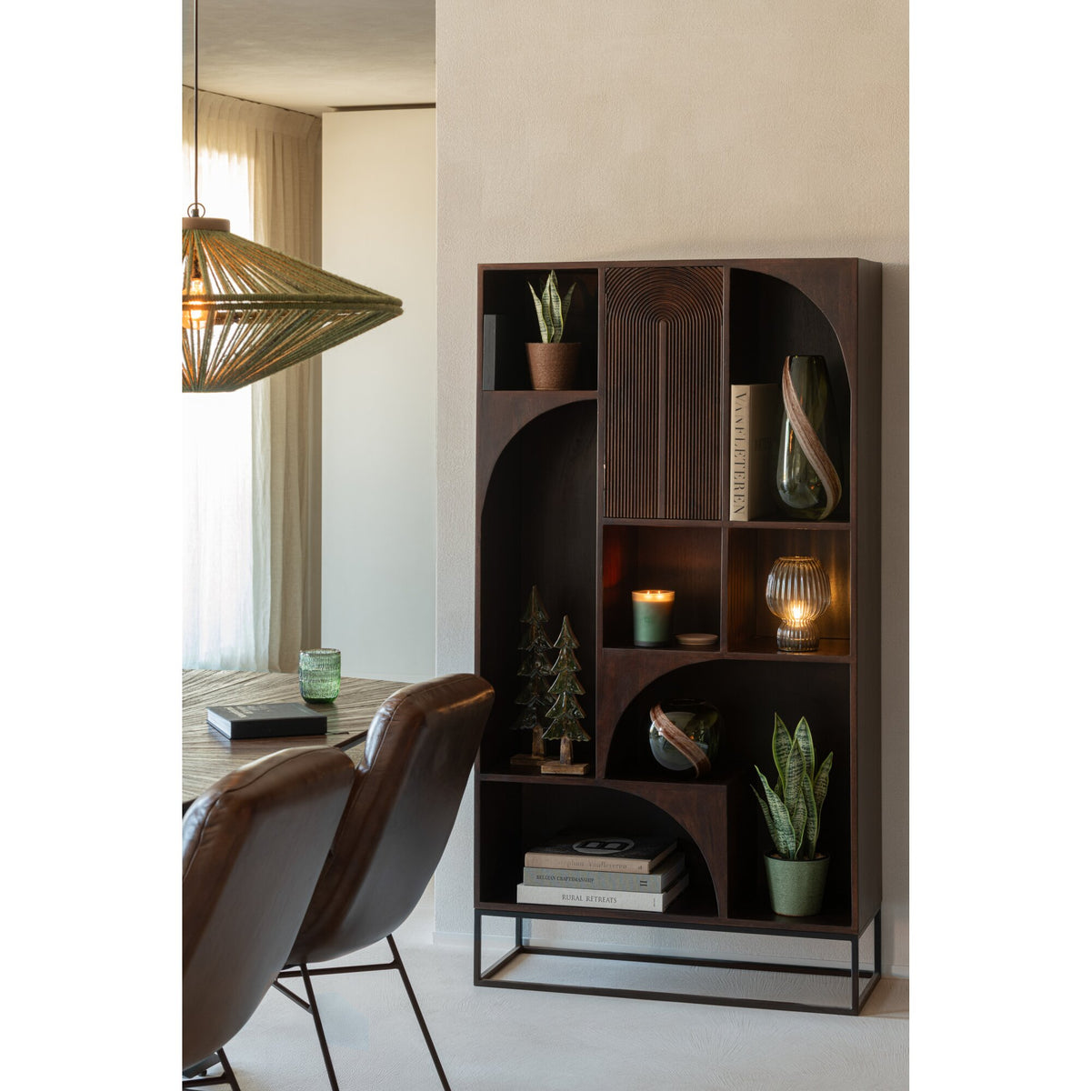 Shelf Mode Mango Wood/MDF Brown