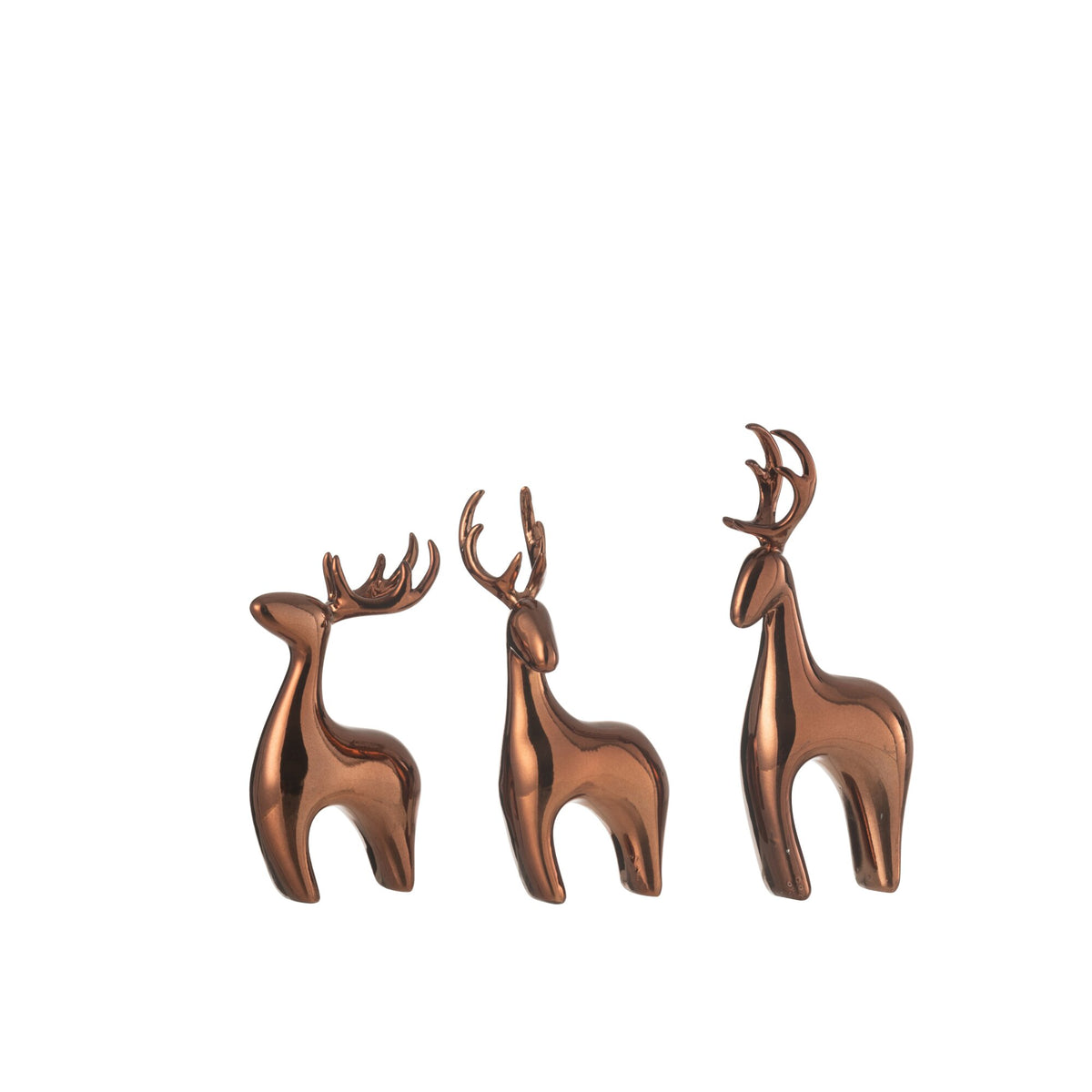 Reindeer Resin Galvanic Copper Set of 3 J-Line