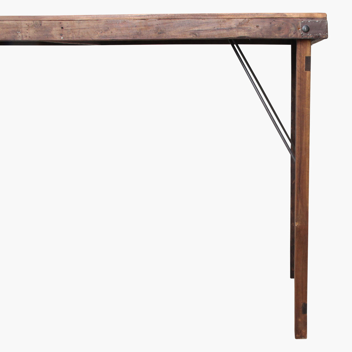 Market Folding Bar Table Brown Raw Materials