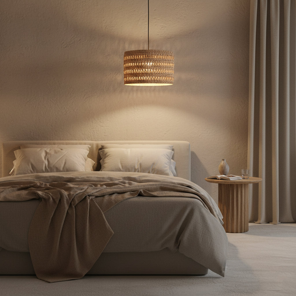 Herba Pendant Light Natural Medium Ø40cm Raw materials