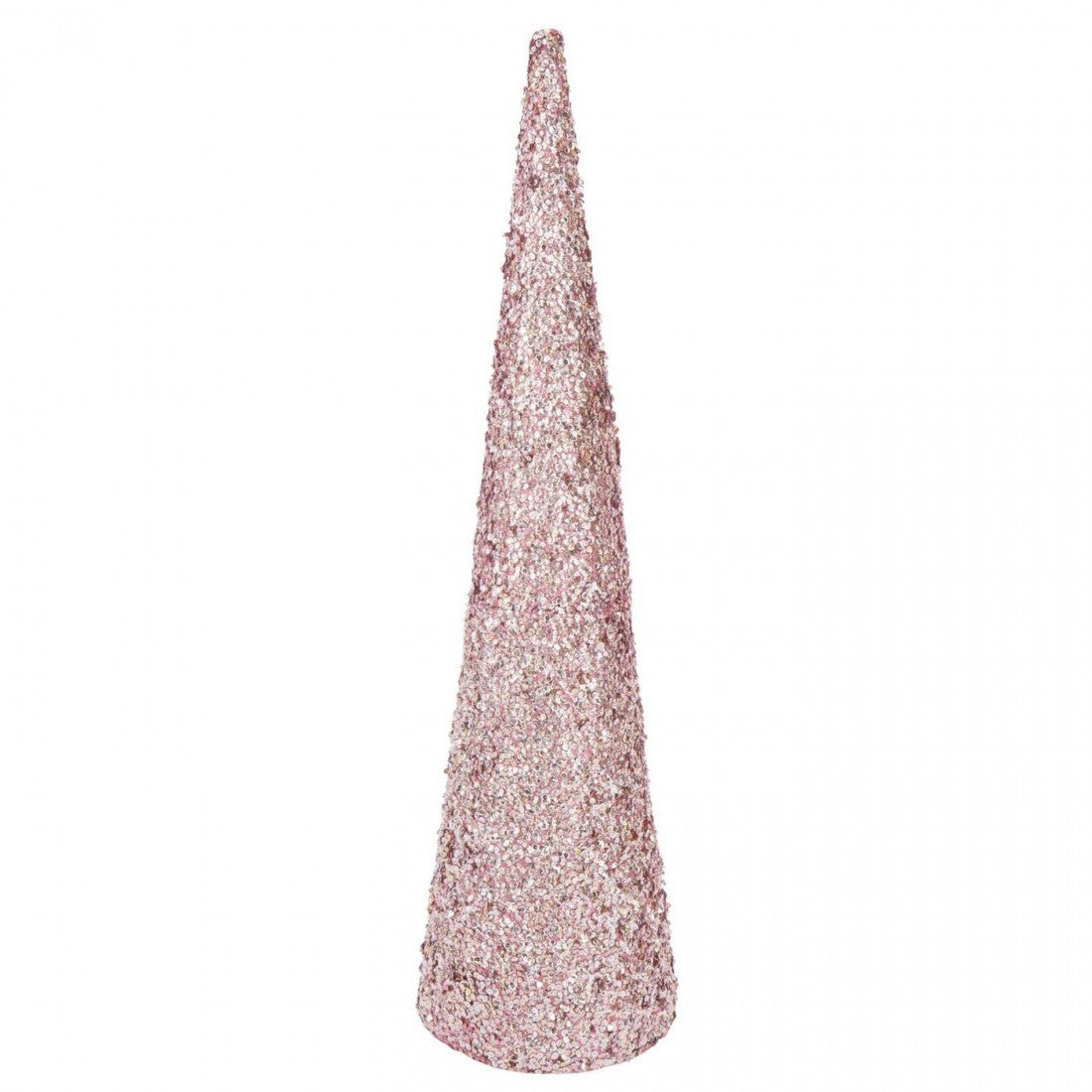 Cone Sequins Foam Light Pink Large H120cm J-Line