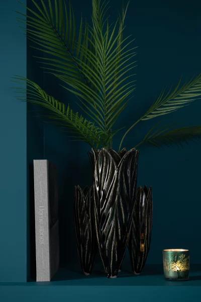 J-Line Petrol Clay Vase