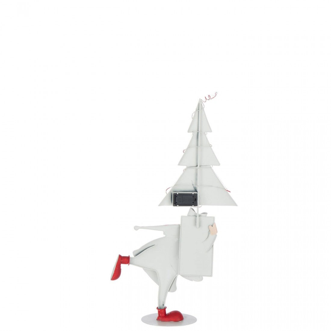 Santa Claus LED Tree Iron Christmas Red/White Small H66cm J-Line