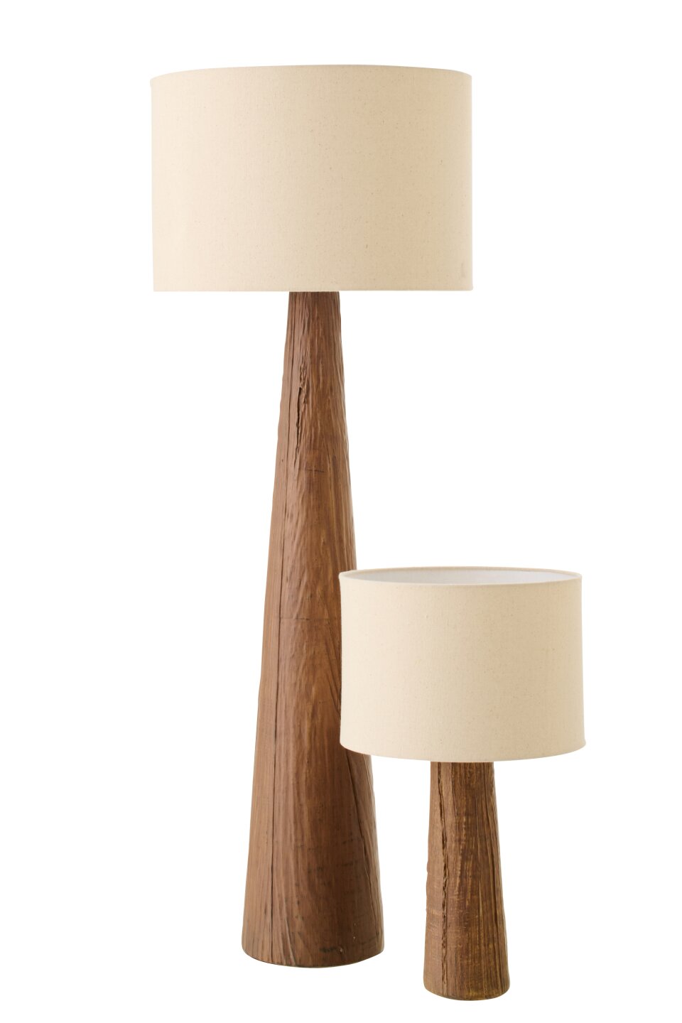 Table Lamp Melina Ceramic Dark Brown Small J-Line