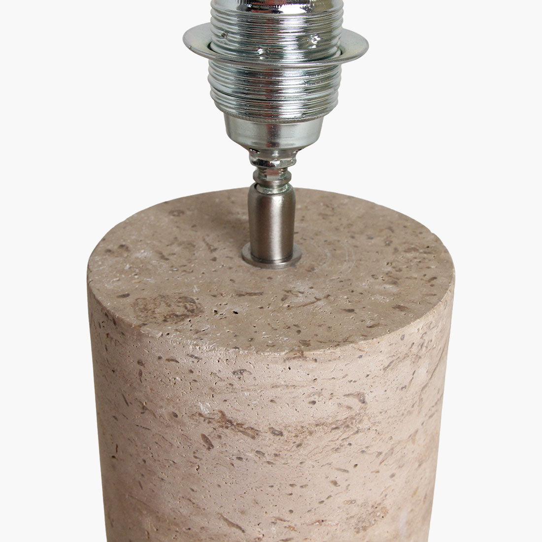Lamp Base Travertine Round Raw Materials