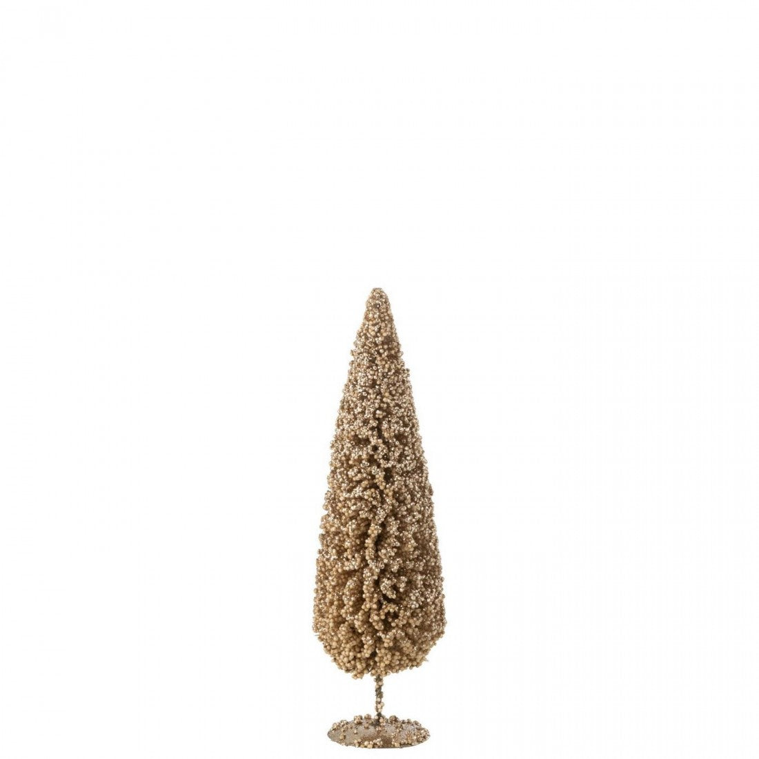 Christmas Tree Beanie Champagne-Colored Set of 3 J-Line