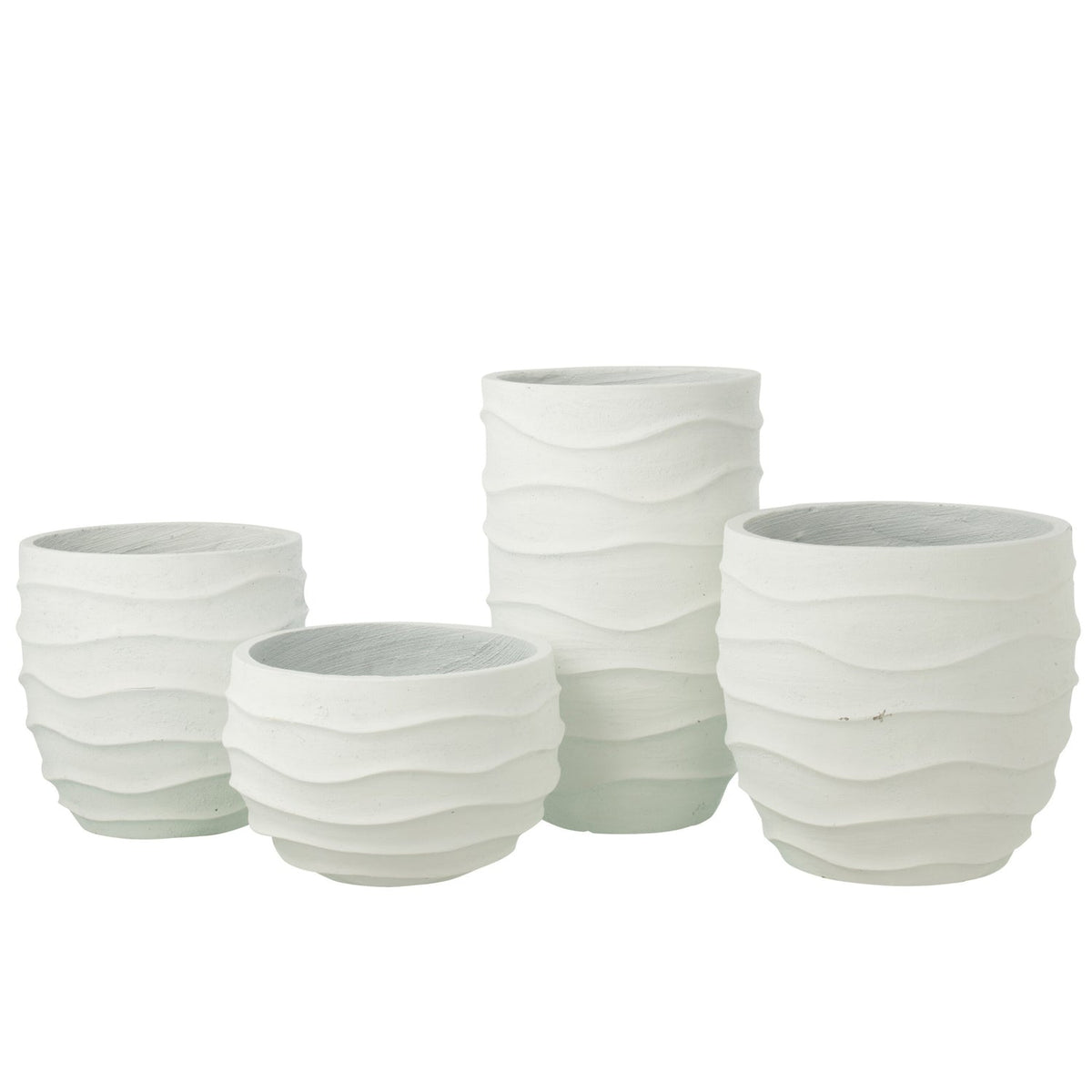 Flower Pot Wave + Outdoor Sand White Large J-Line