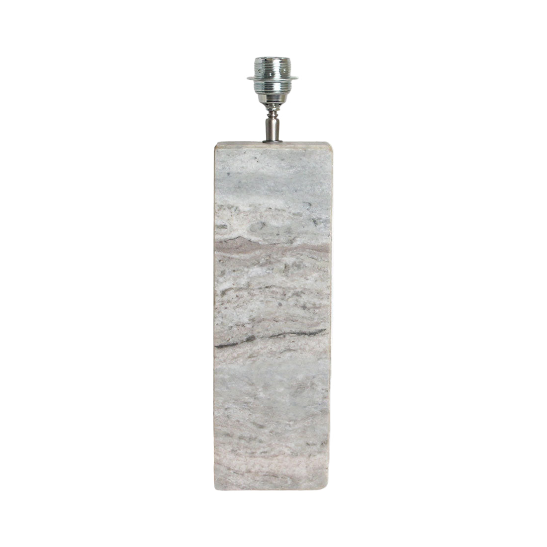 Lamp Base Fantasy Brown Marble Square Raw Materials