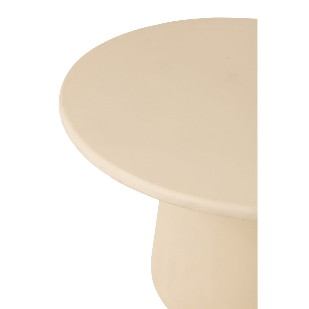 Round Dining Table Ram Beige Ø118cm J-Line