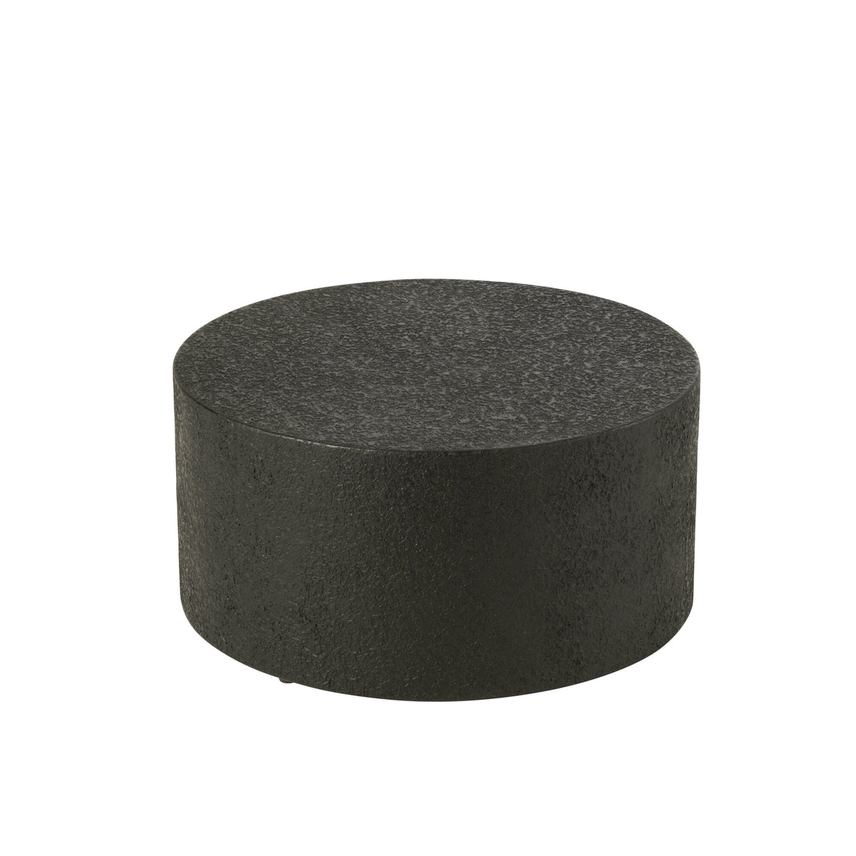 Coffee Table Cylinder MDF Black J-Line
