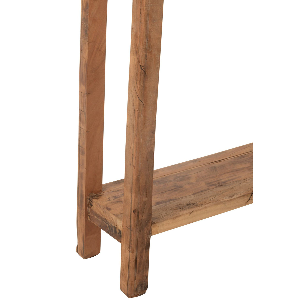 Square Side Table Recycled Wood Natural J-Line